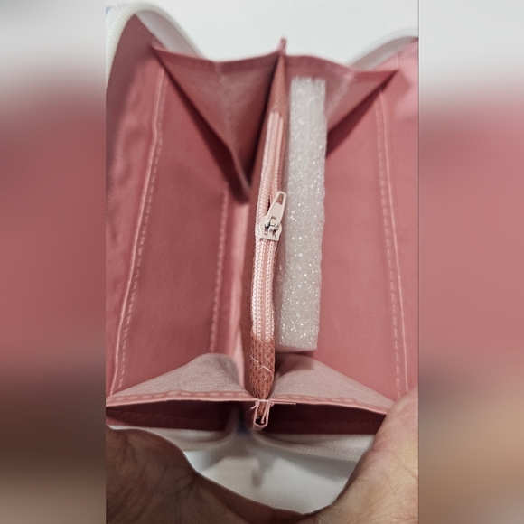 NEW Sanrio Cinnamoroll Blue and Yellow Argyle Full‎ Zip Wallet NEW - Picture 4 of 4